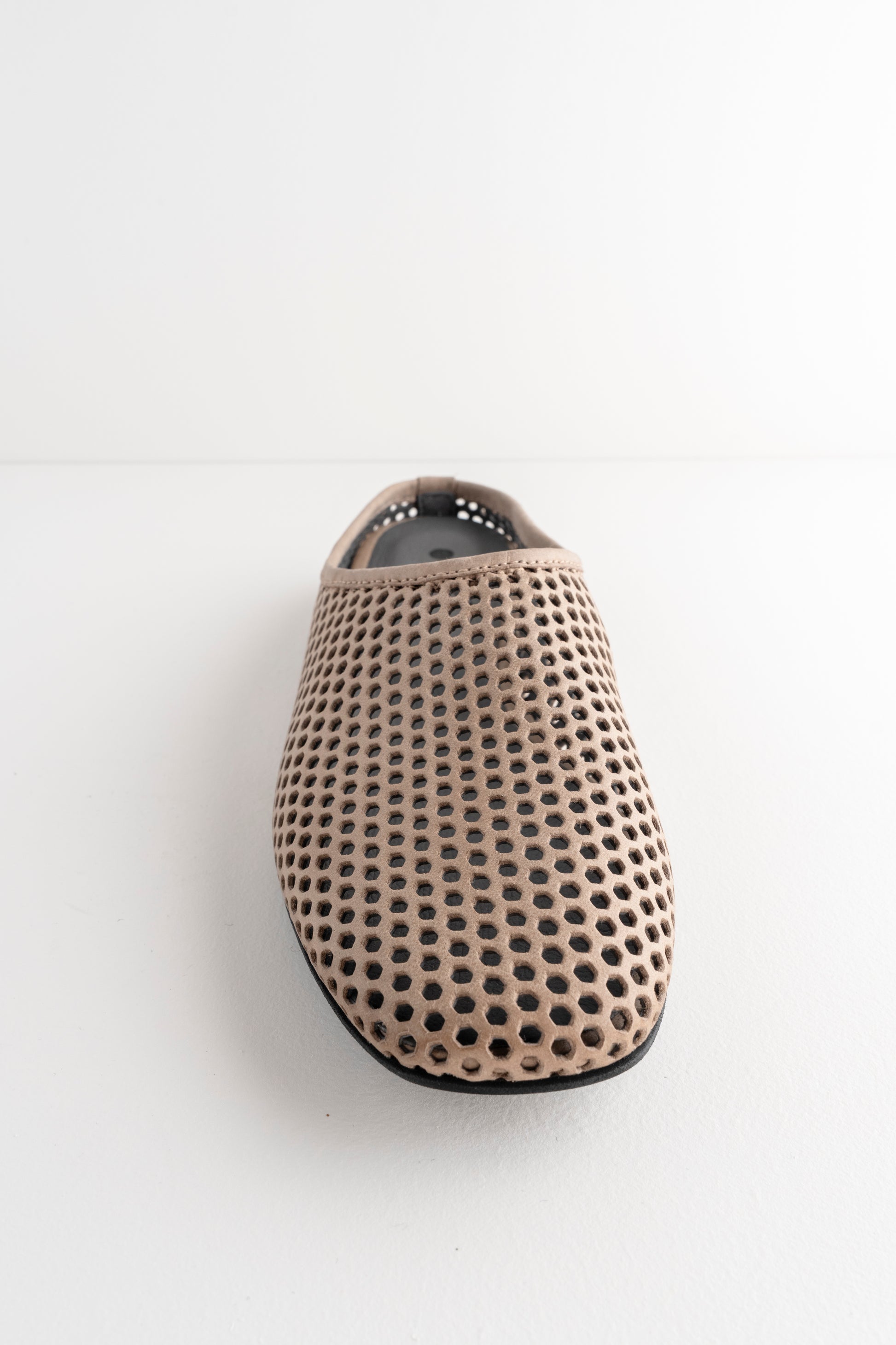 Sort Aarhus Leather Cage Slides, Malto 