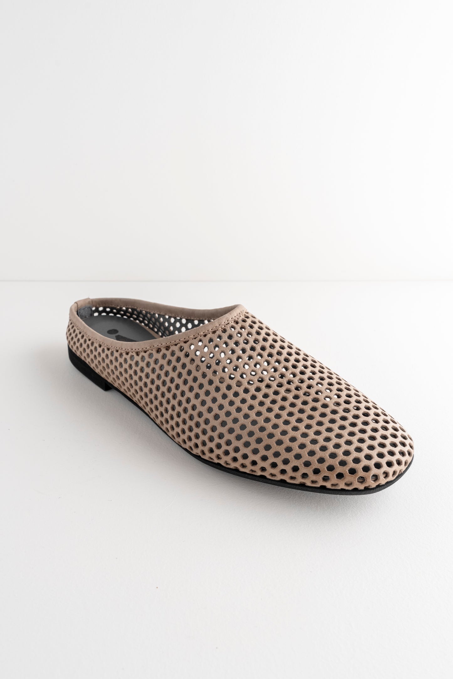 Sort Aarhus Leather Cage Slides, Malto 