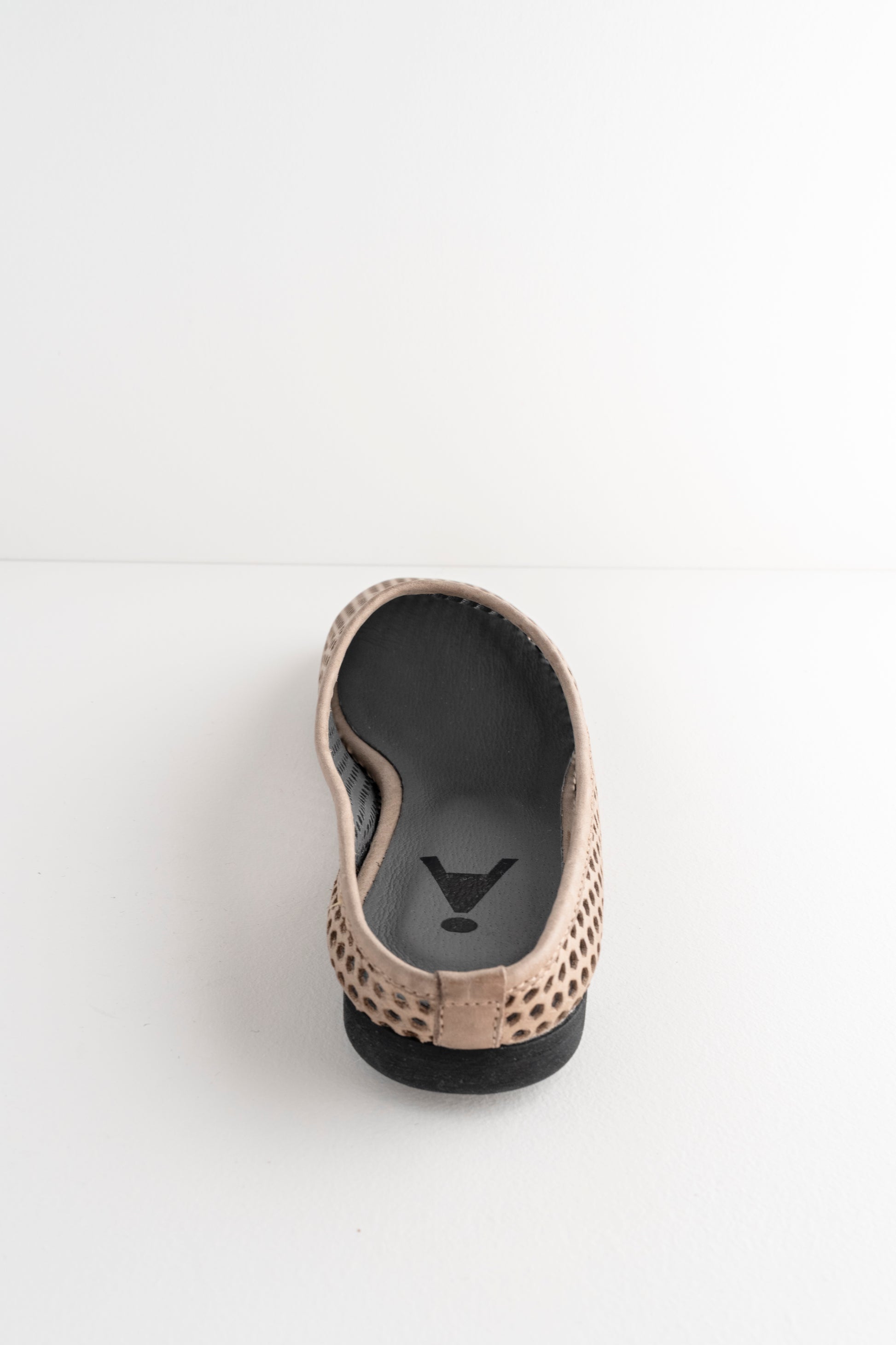 Sort Aarhus Leather Cage Slides, Malto 