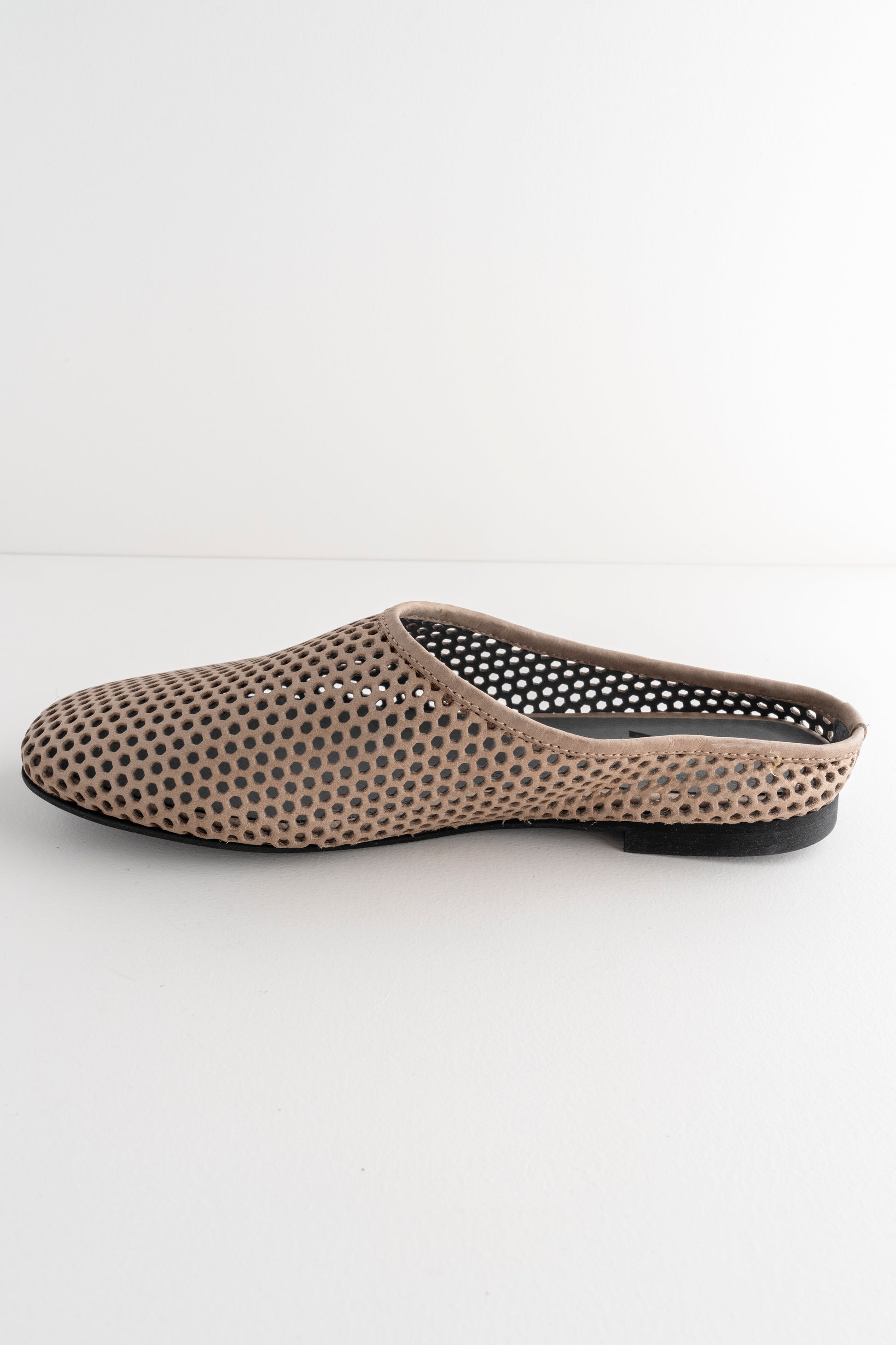 Sort Aarhus Leather Cage Slides, Malto 