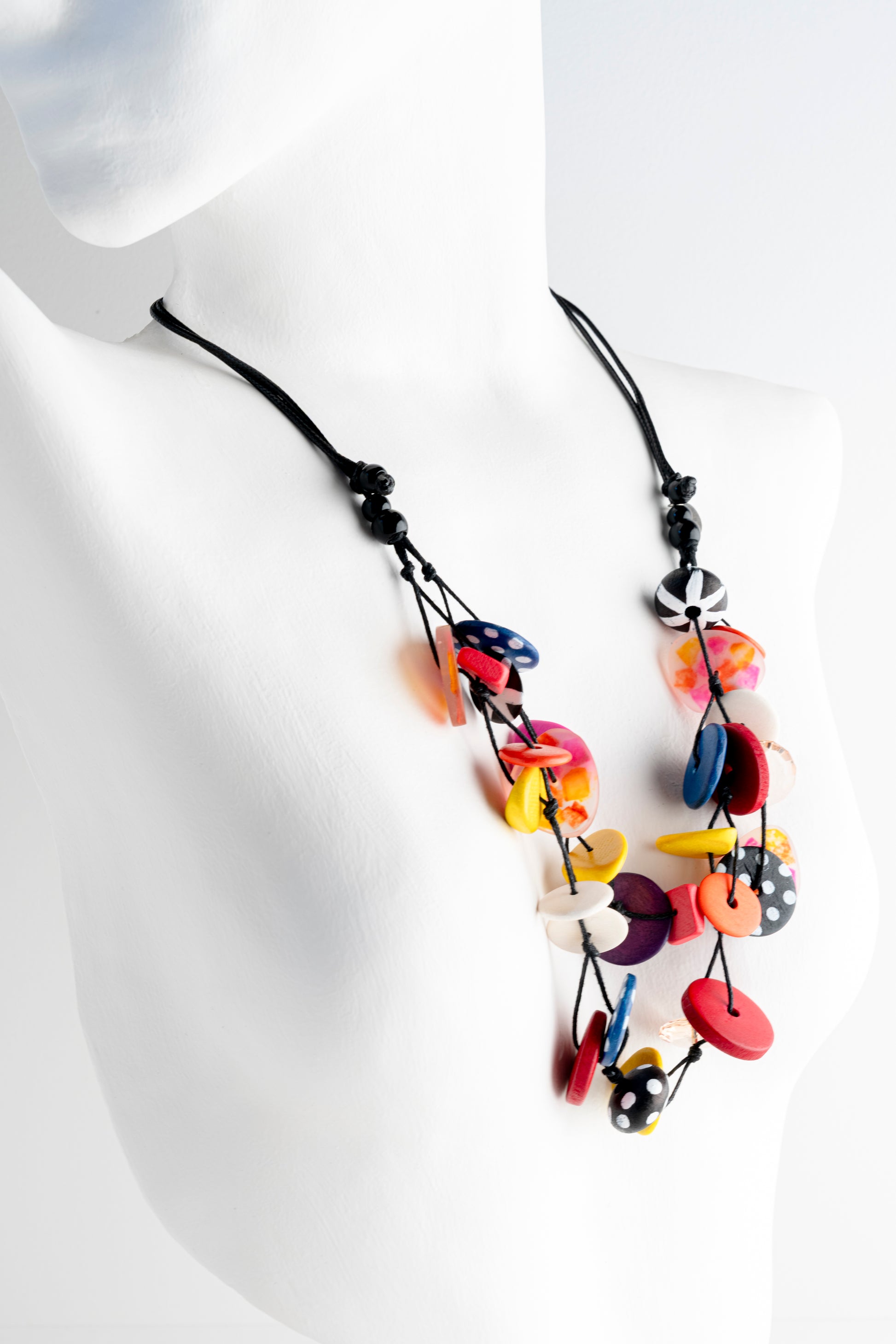 Sylca Designs Colorburst Confetti Layers Necklace 