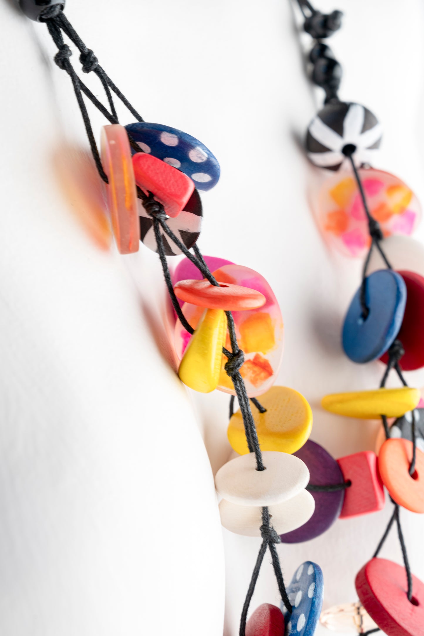Sylca Designs Colorburst Confetti Layers Necklace 