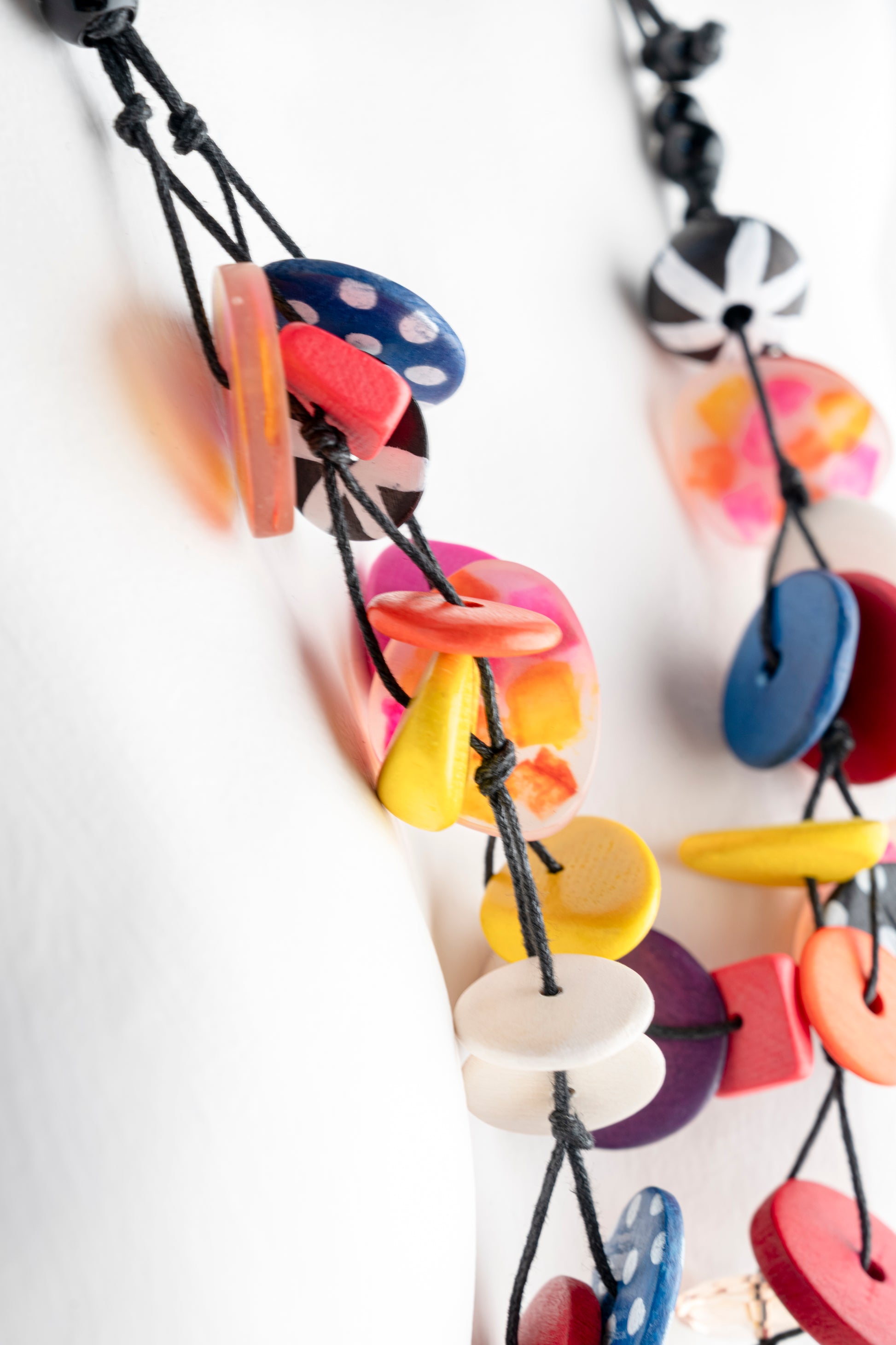 Sylca Designs Colorburst Confetti Layers Necklace 