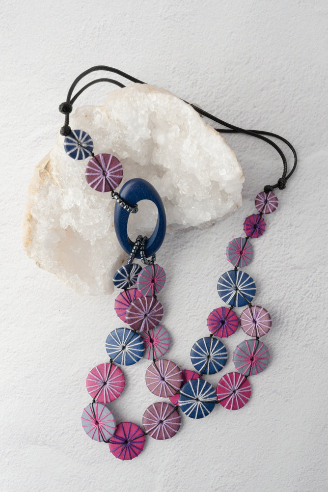 Sylca Designs Haven Necklace, Purple 