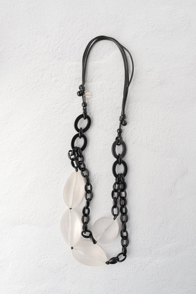 Sylca Designs Raven Chain Link Neck, Frosted 