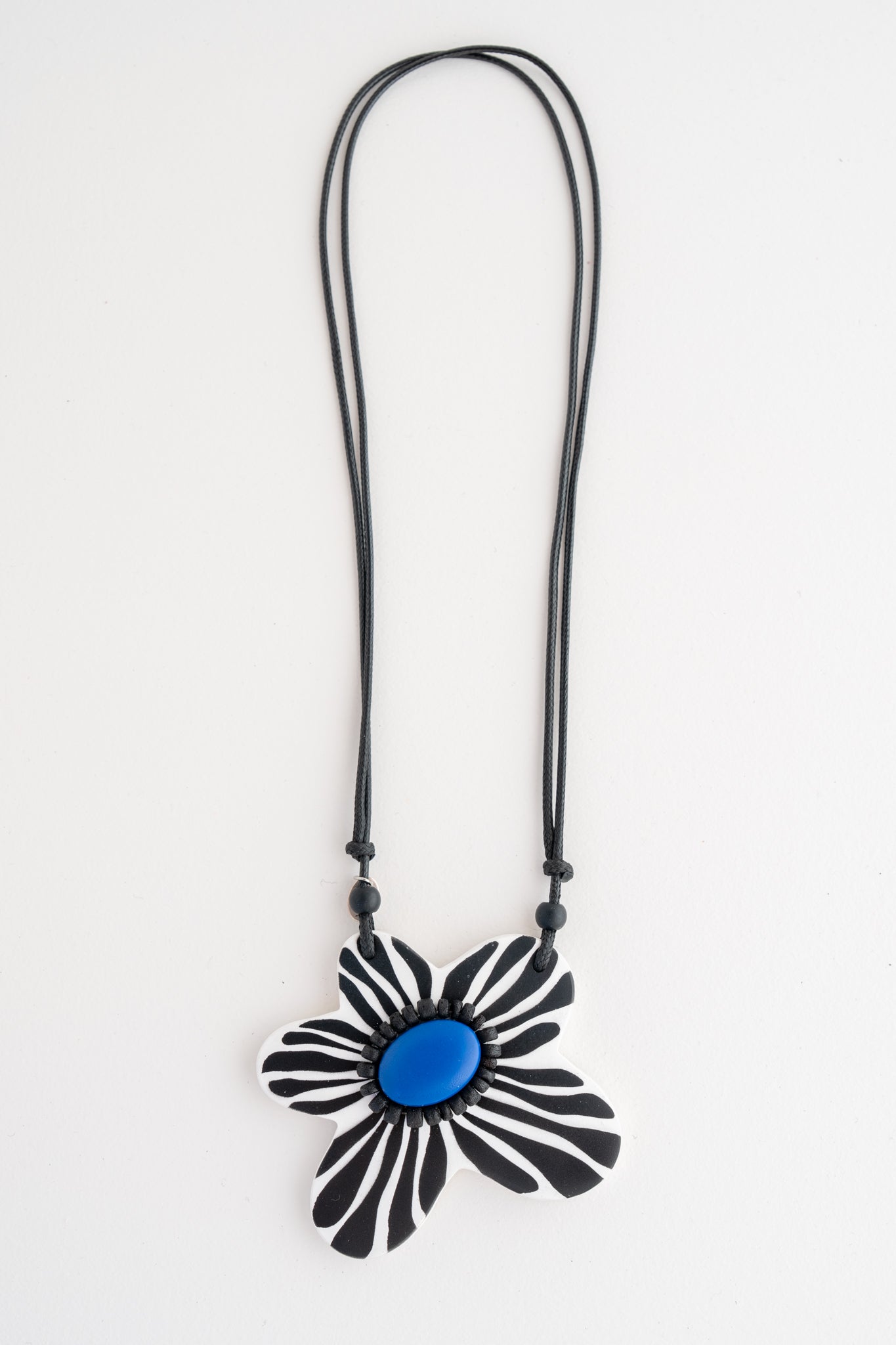 Sylca Designs Bumble Blossom Daisy Pendant, Blue 