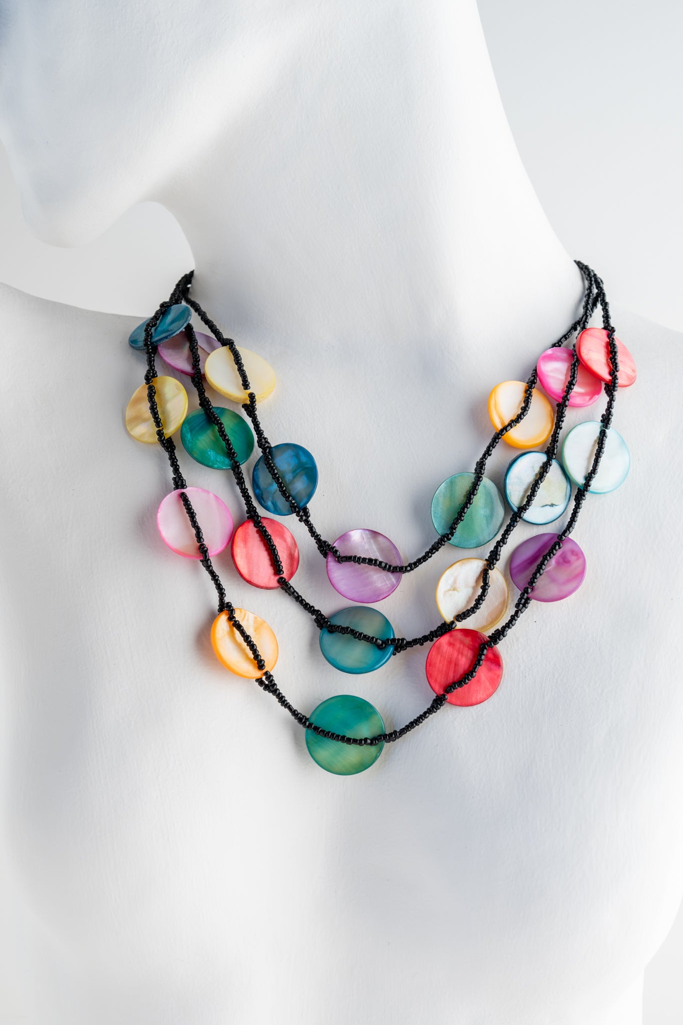 Sylca Designs Sky Dream Bib Necklace, Multi Multi 