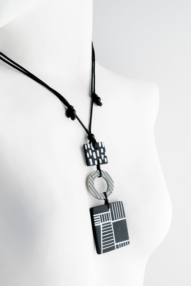 Sylca Designs Geovibe Pendant, Monochromatic 