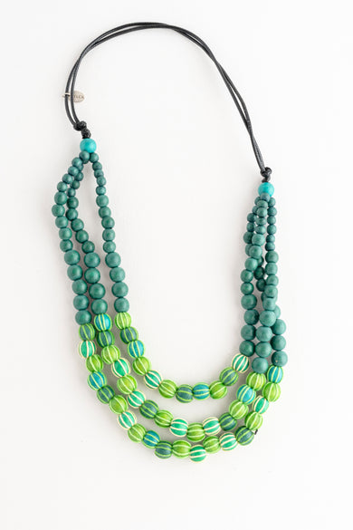 Sylca Designs Harmony Statement Beaded Necklace 