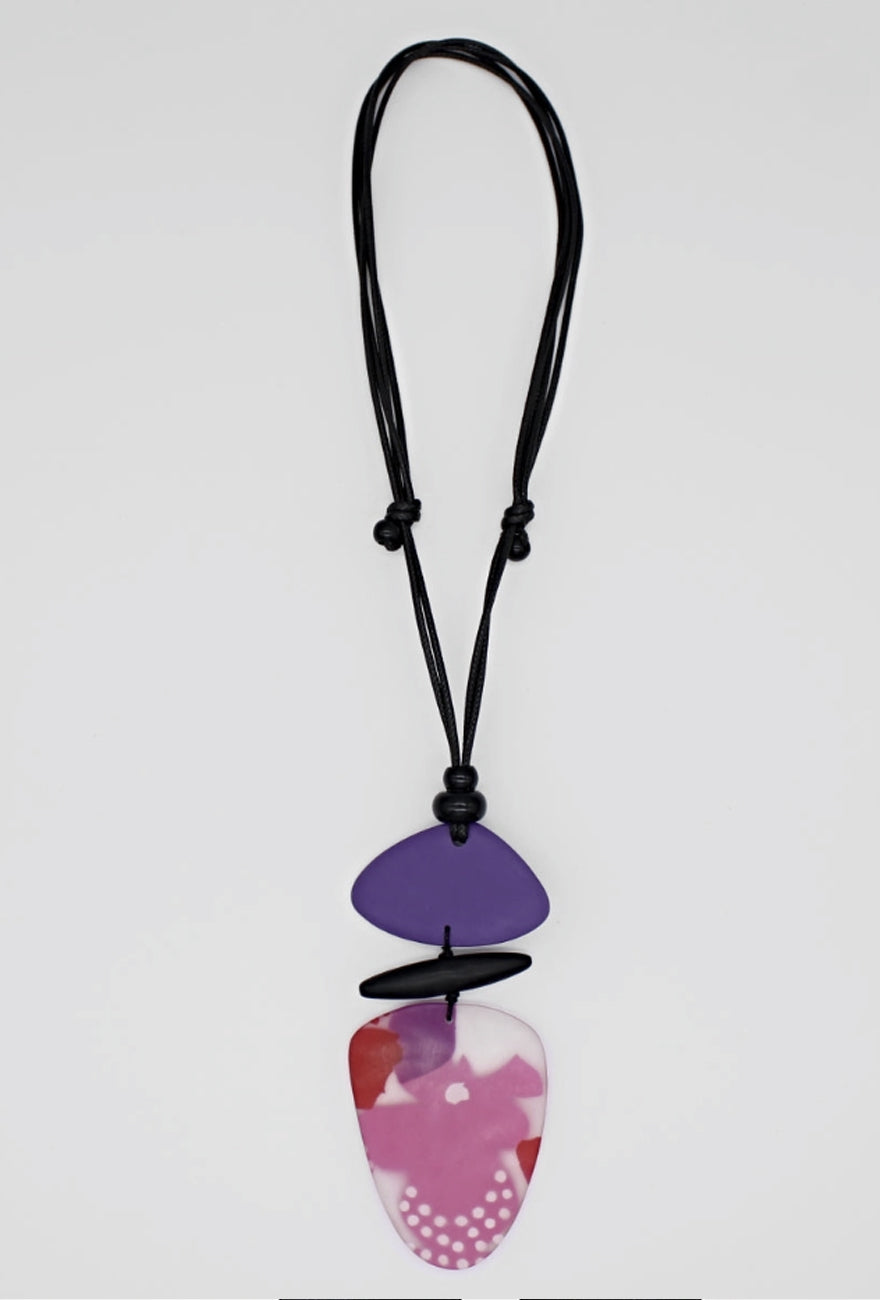 Sia Pendant, Pink/Purple