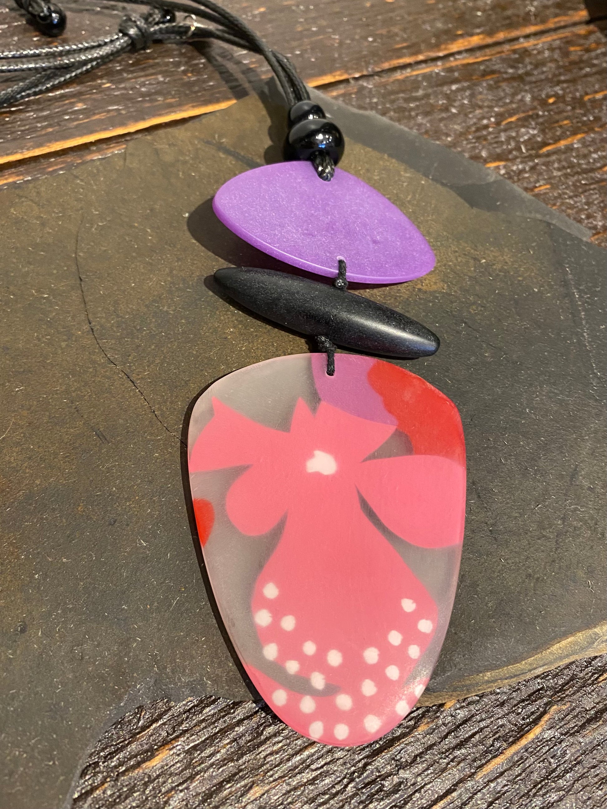 Sia Pendant, Pink/Purple