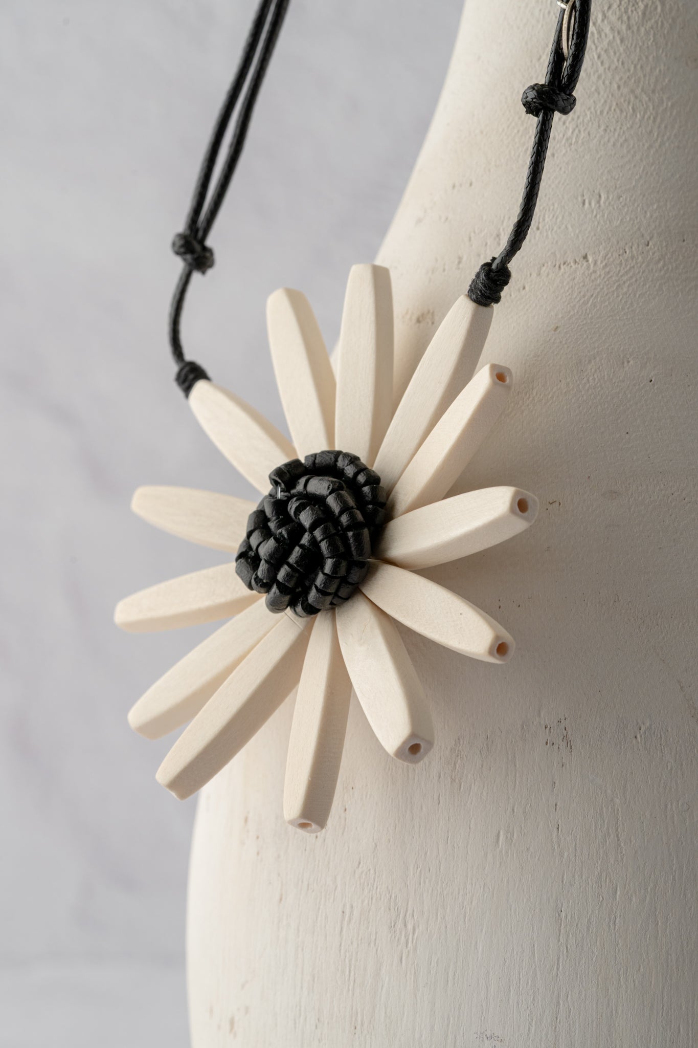 Sylca Designs Single Flower Necklace, White 
