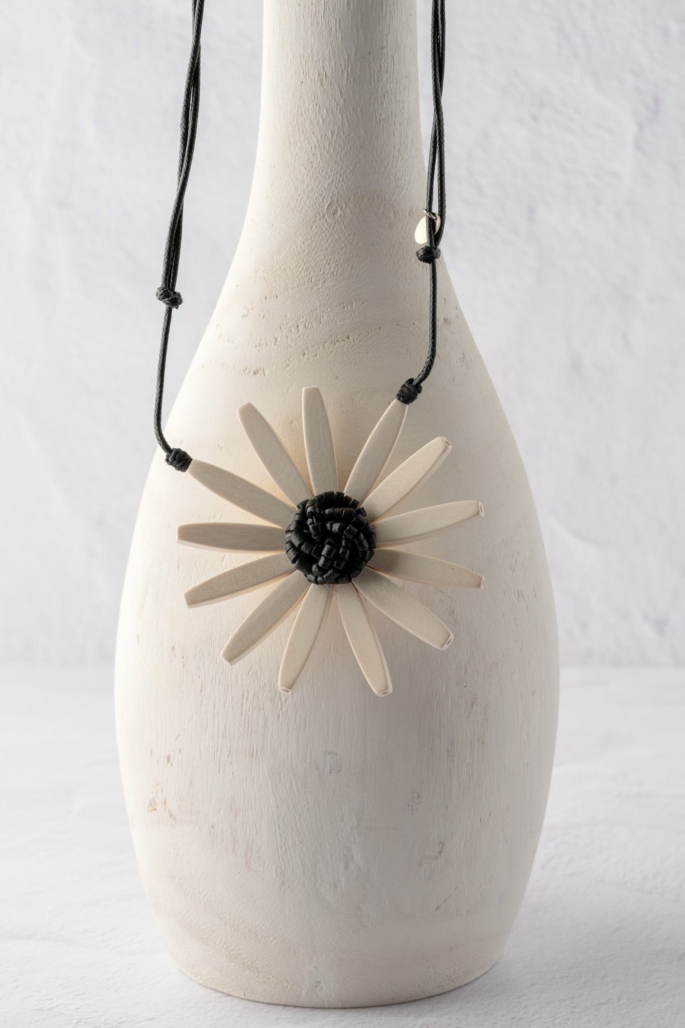 Sylca Designs Single Flower Necklace, White 