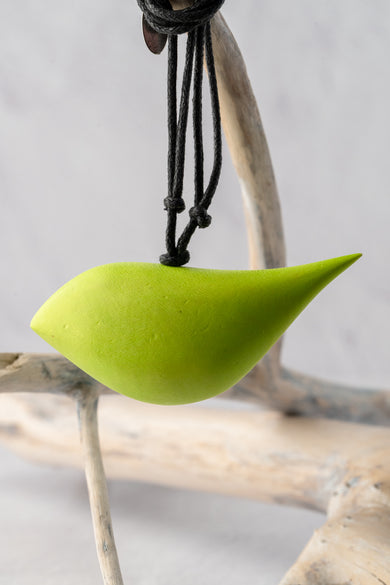 Sylca Designs Robin Pendant Necklace, Neon 