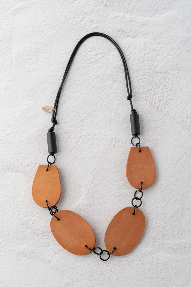 Sylca Designs Kim Link Necklace, Peach 
