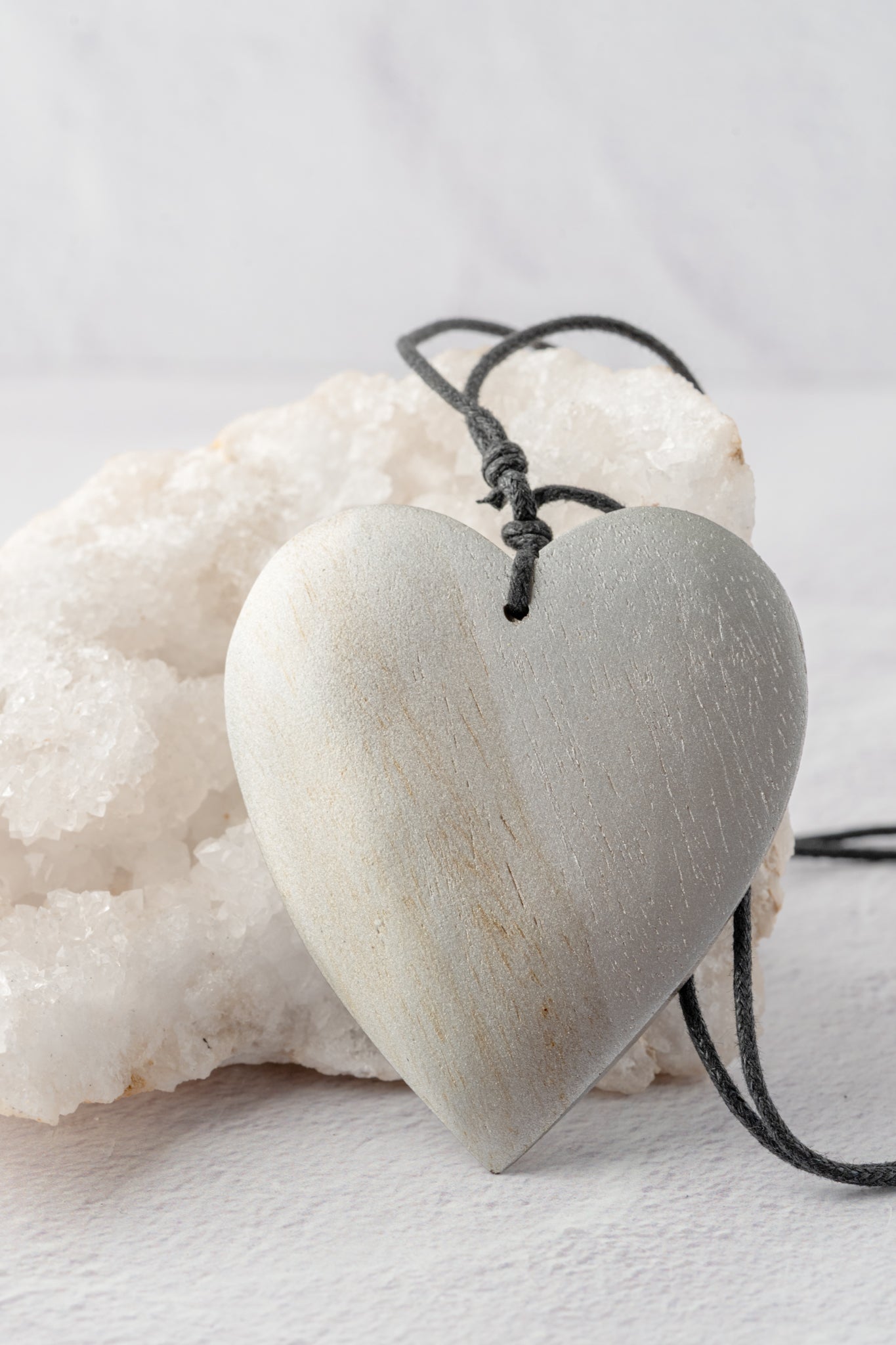 Sylca Designs Gabi Heart Necklace, Silver 