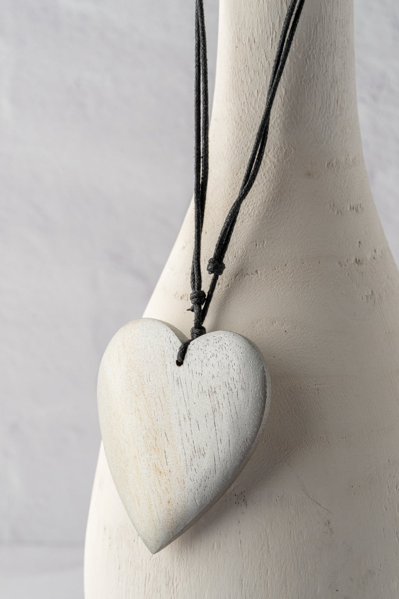 Sylca Designs Gabi Heart Necklace, Silver 