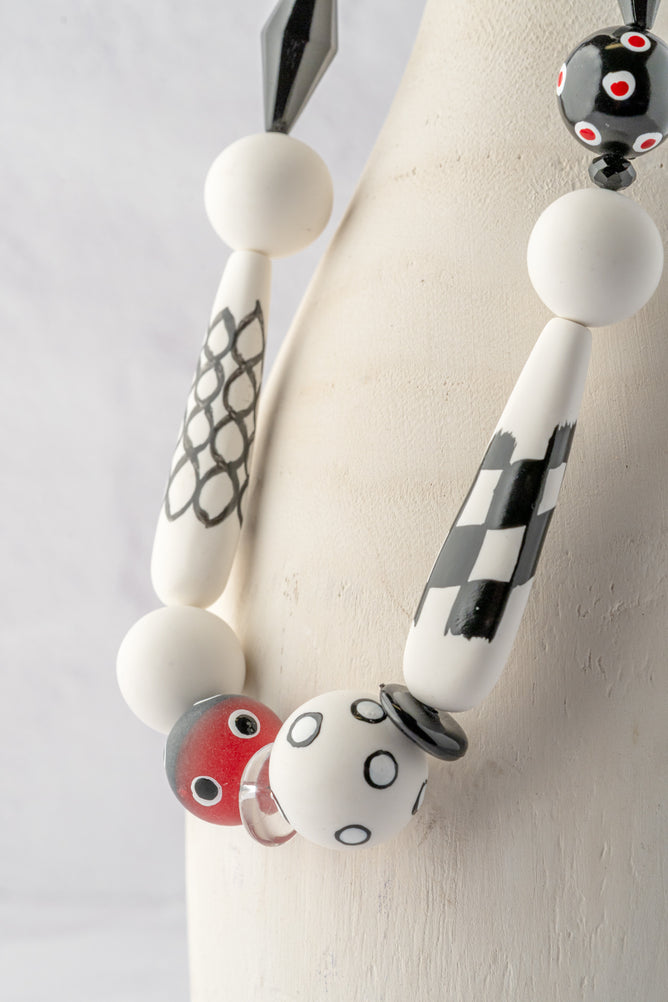 Sylca Designs Diva Necklace, White 
