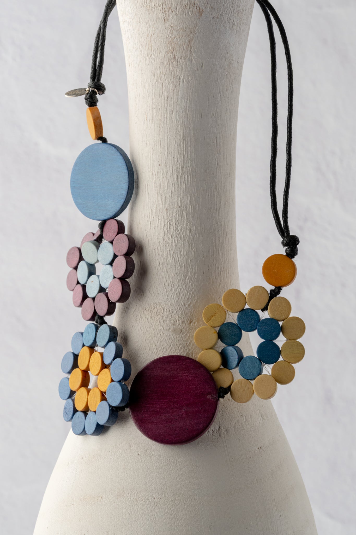 Sylca Designs Dahlia Joy Necklace, Merlot 