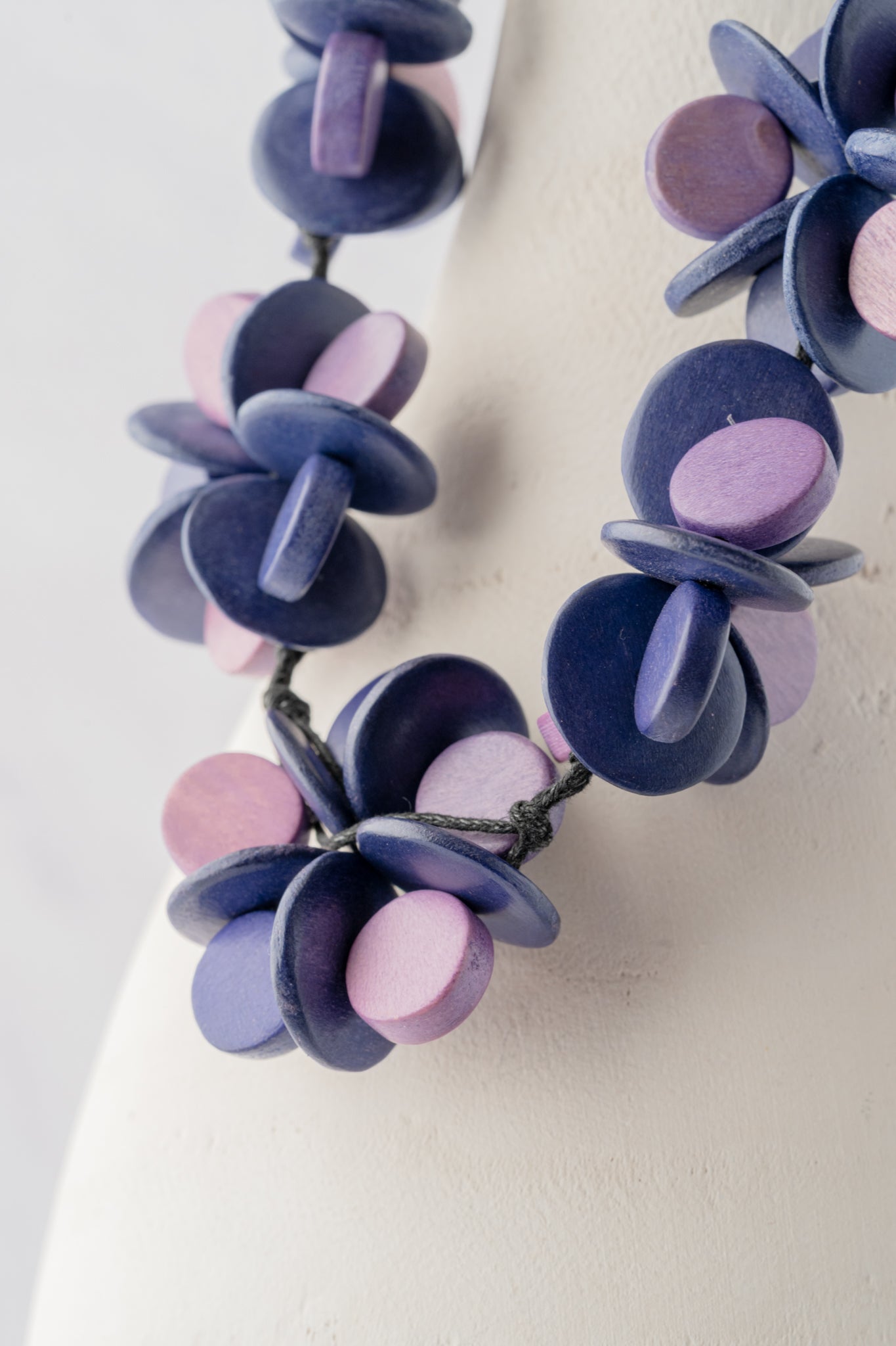 Sylca Designs Cascading Blooms Necklace, Purple 