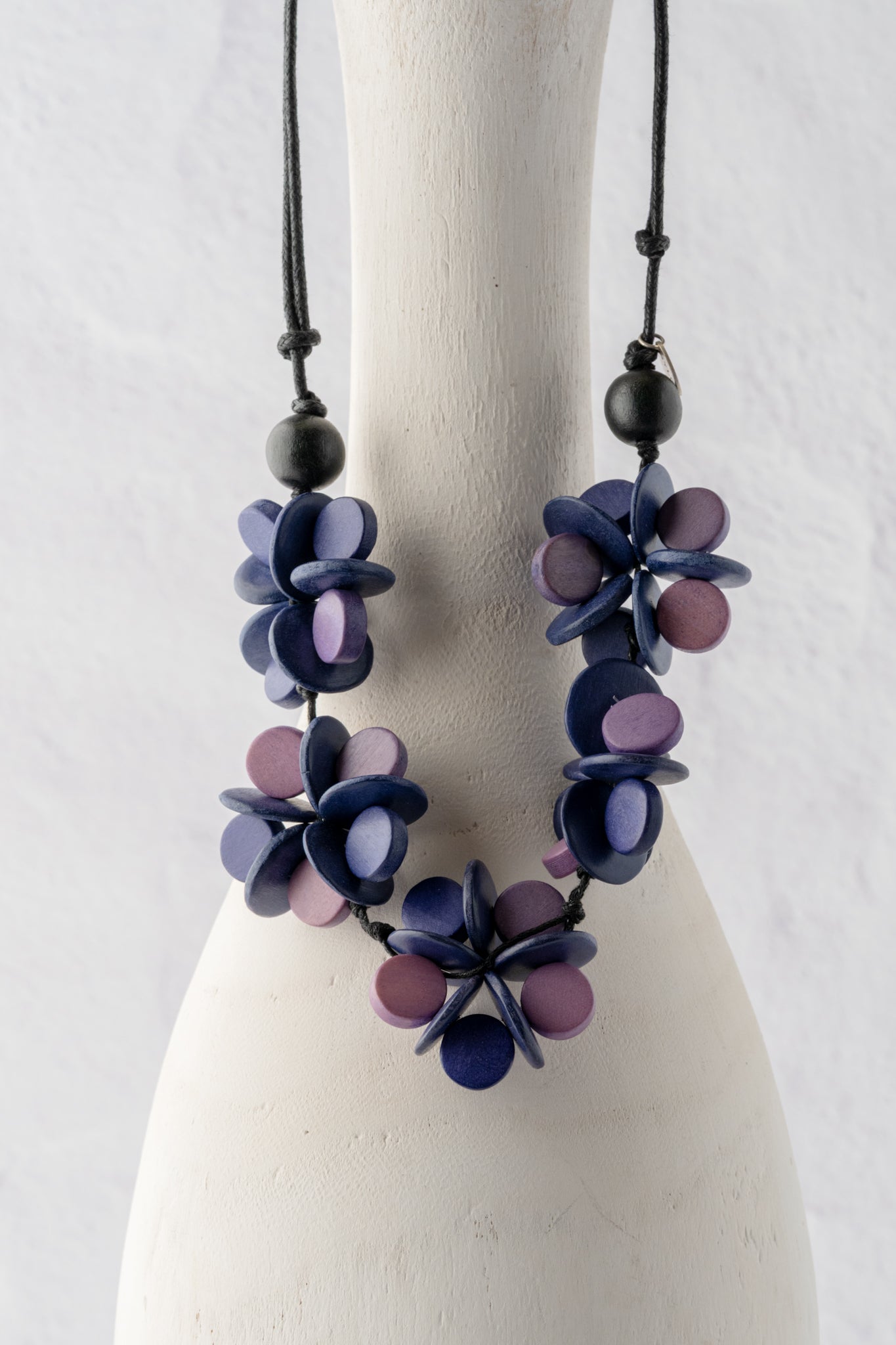 Sylca Designs Cascading Blooms Necklace, Purple 