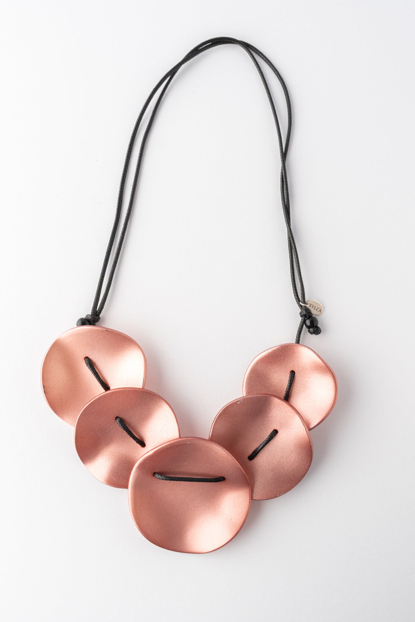 Sylca Designs Opaline Drift Necklace, Rose 