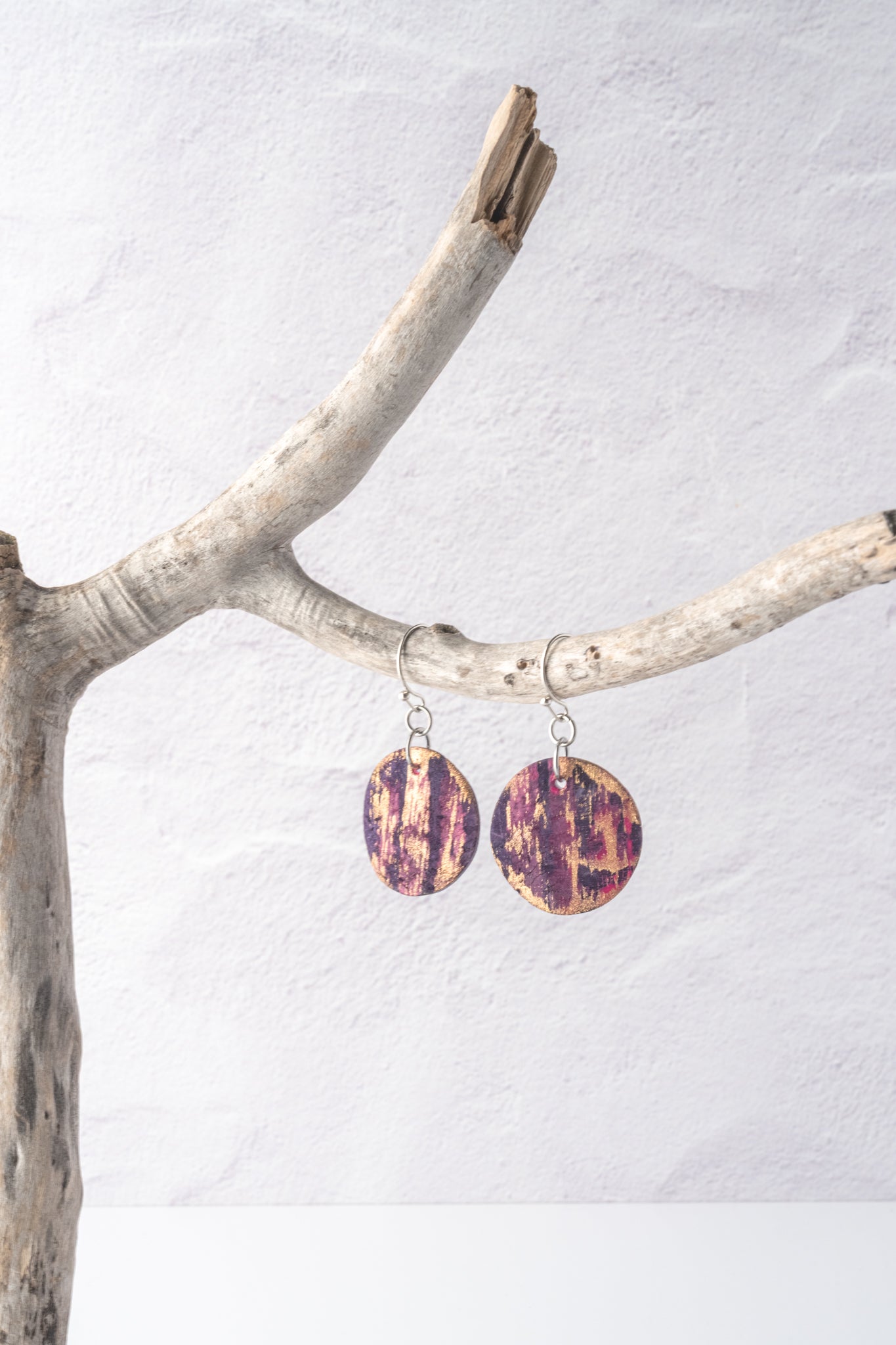 Sylca Designs Purple Evening Maren Earrings 