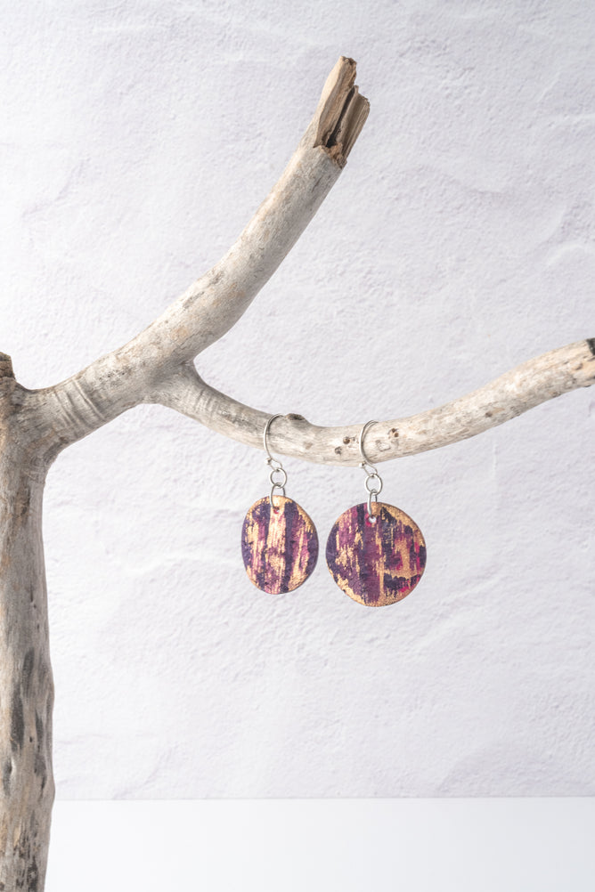 Sylca Designs Purple Evening Maren Earrings 