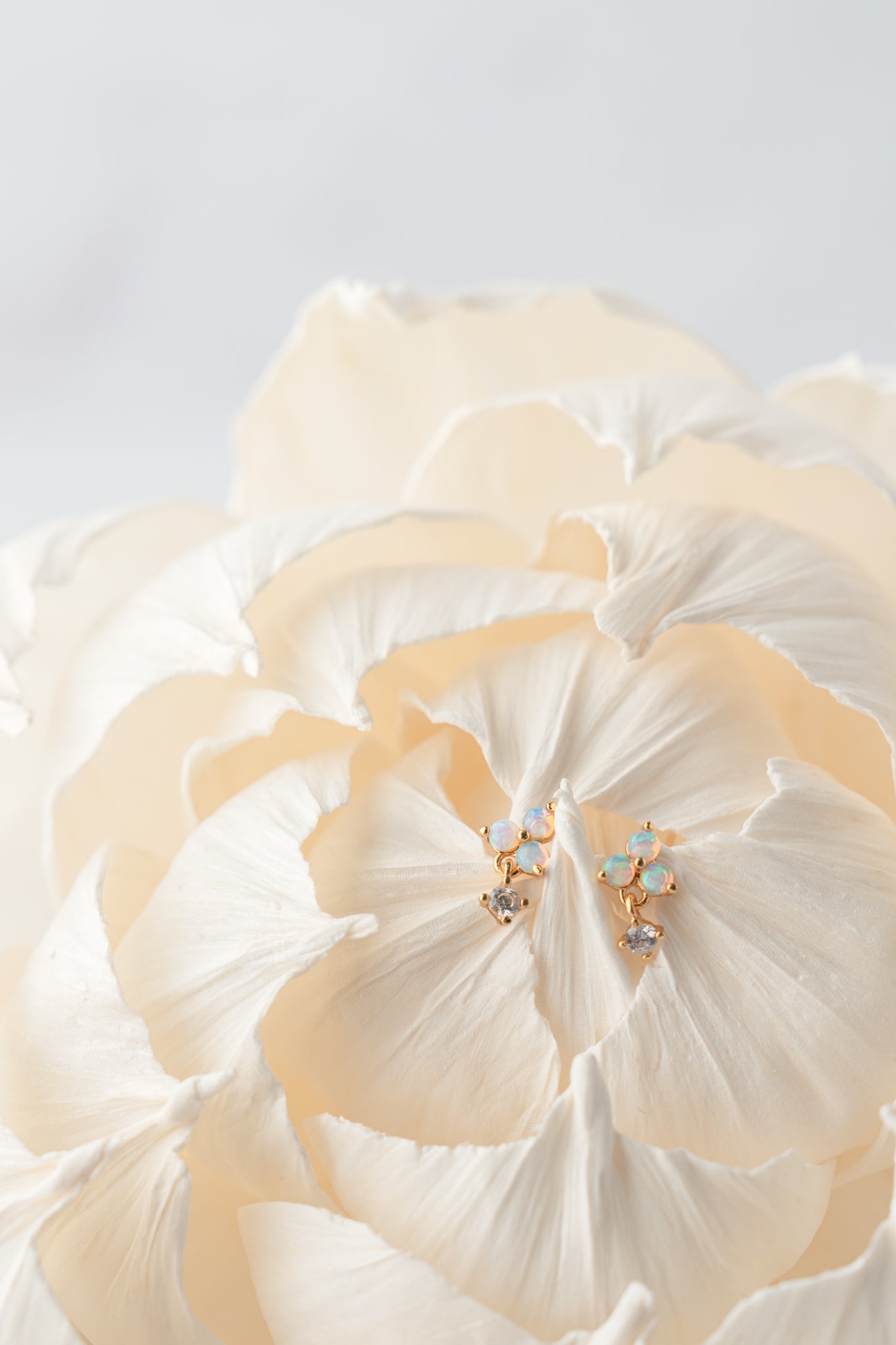 Tai Opal Cluster Drop Post Earrings 