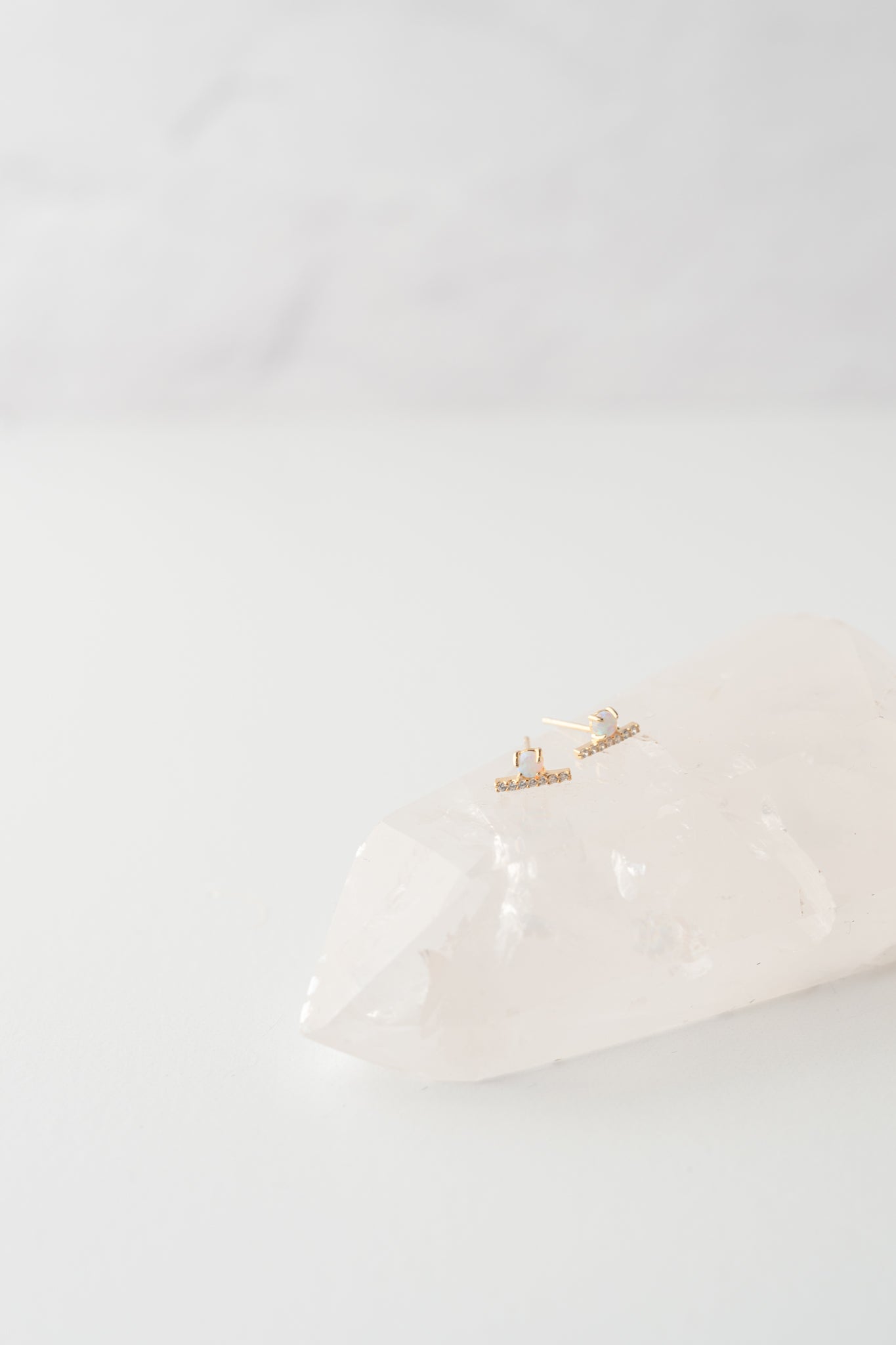 Tai Opal Gold Vermeil Post Earrings 