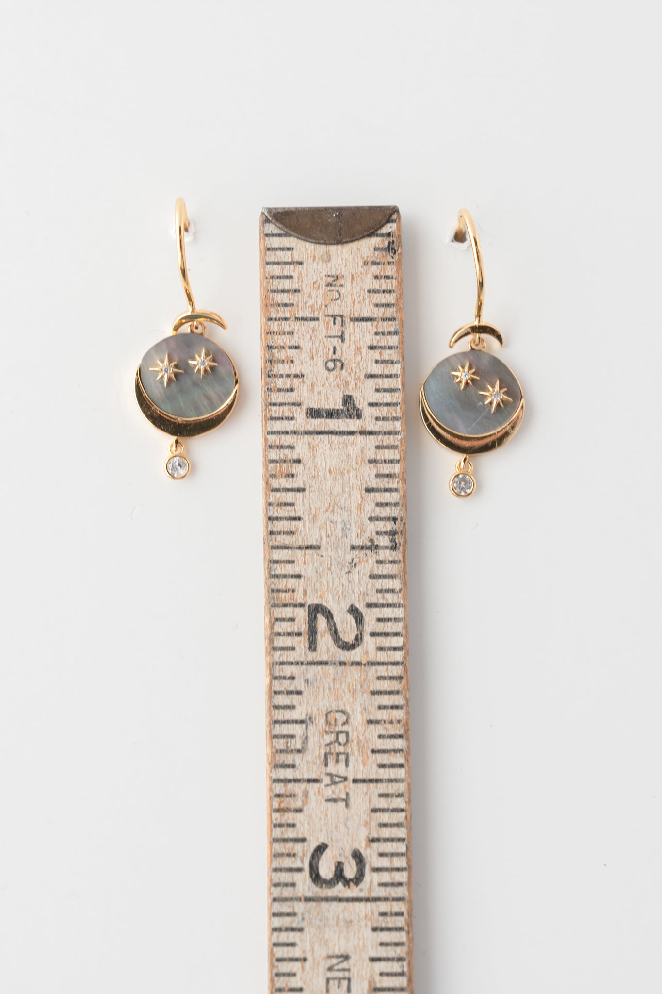 Tai Inlay Celestial Drop Earrings 