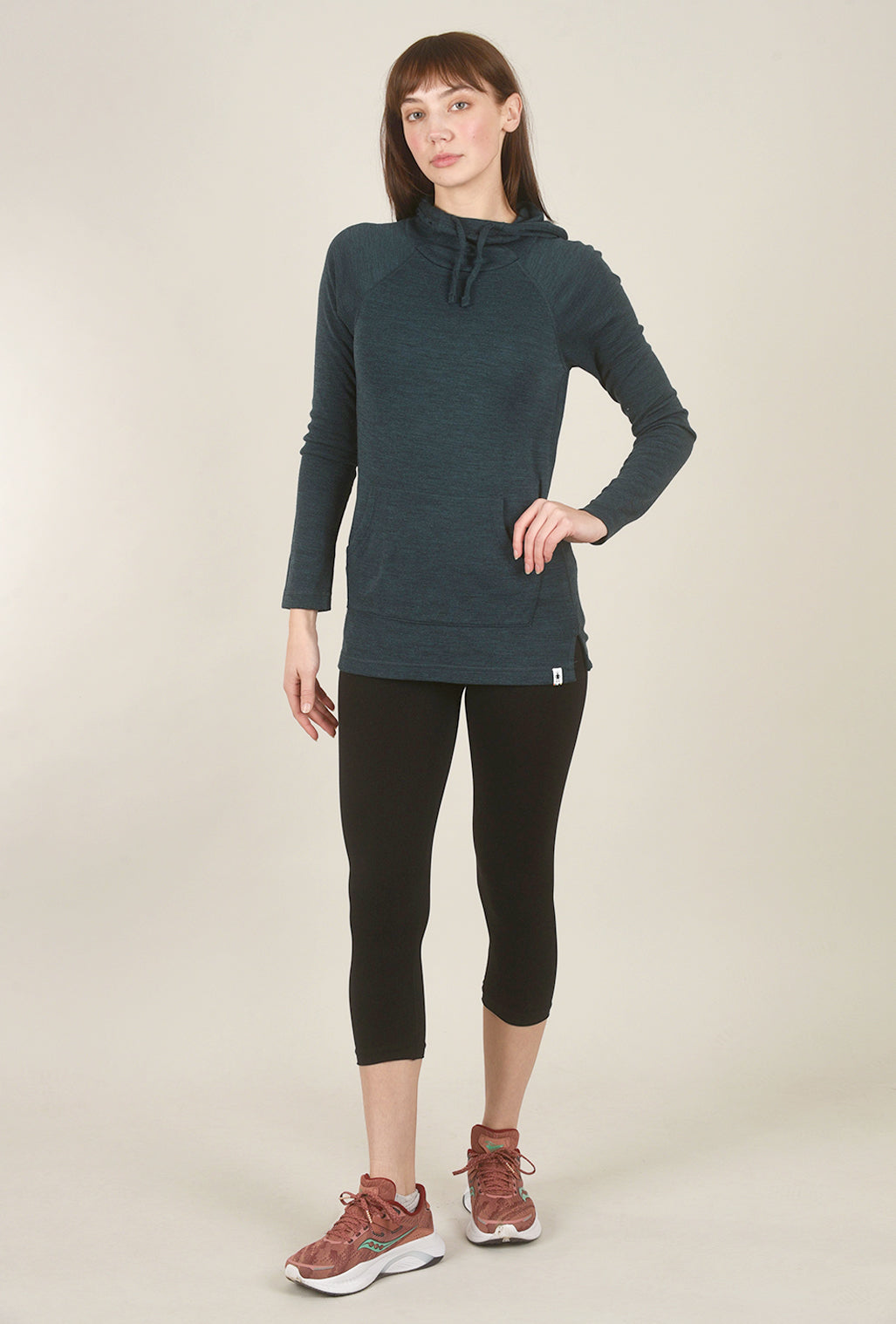 Smartwool Thermal Drape Hood Base Layer, Twilight Blue 