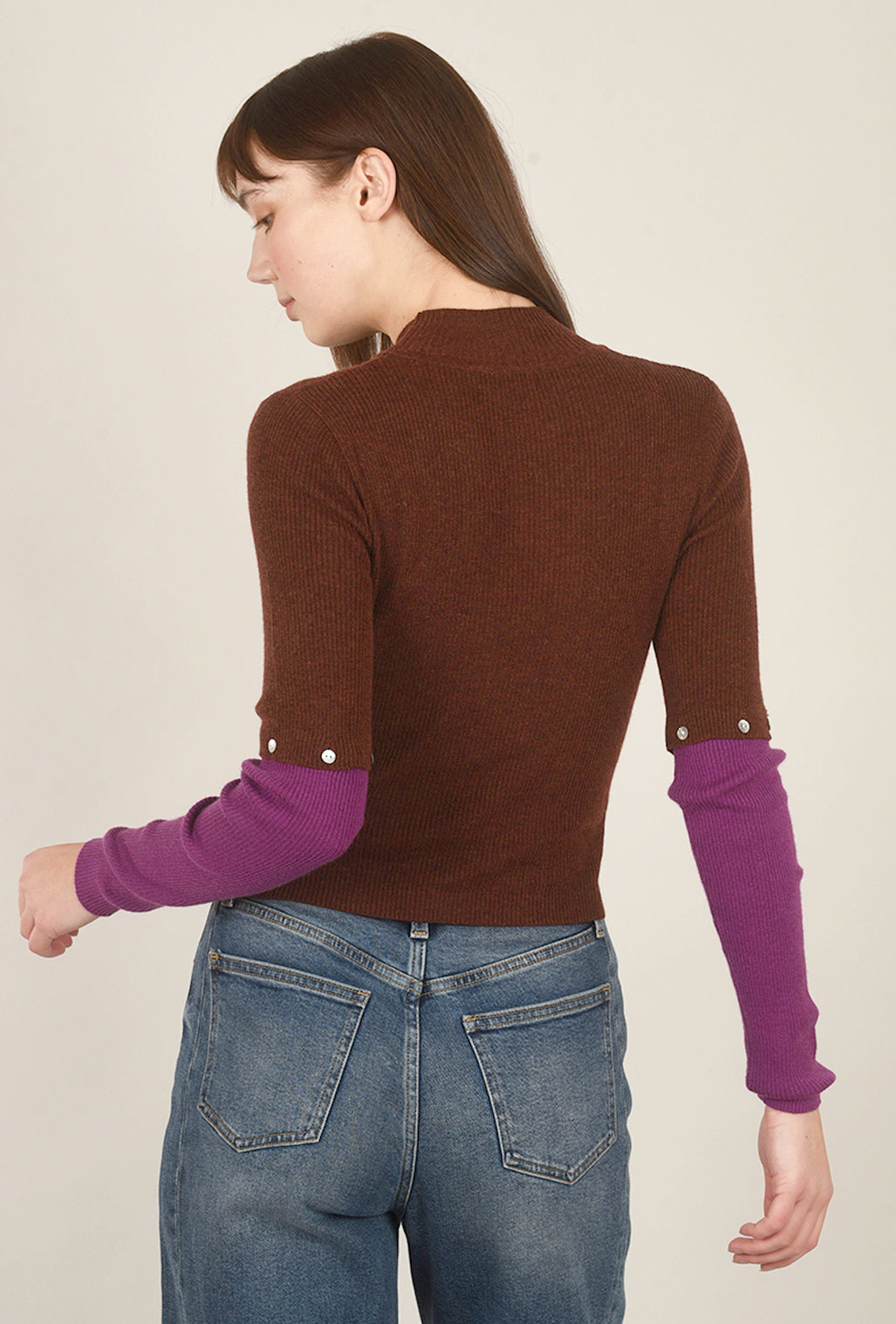 Kerisma Sapo Top, Brown/Grape 