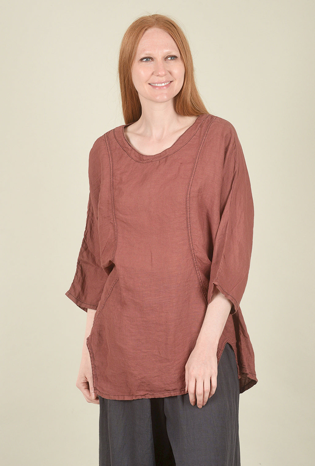 Cynthia Ashby Caspian Top, Cinnamon 