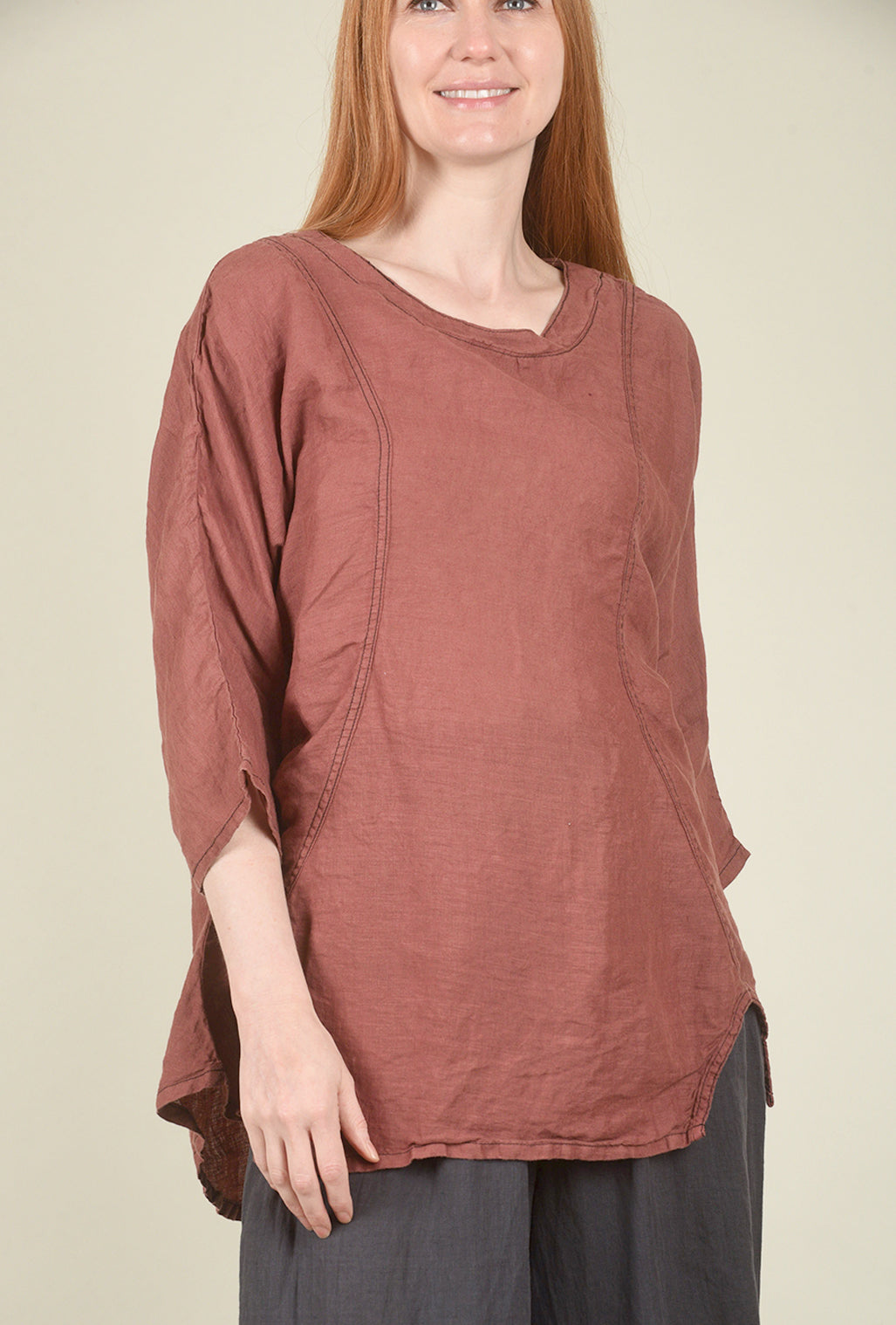 Cynthia Ashby Caspian Top, Cinnamon 