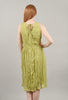 Mystree Overstitch Crinkle Sundress, Grass 