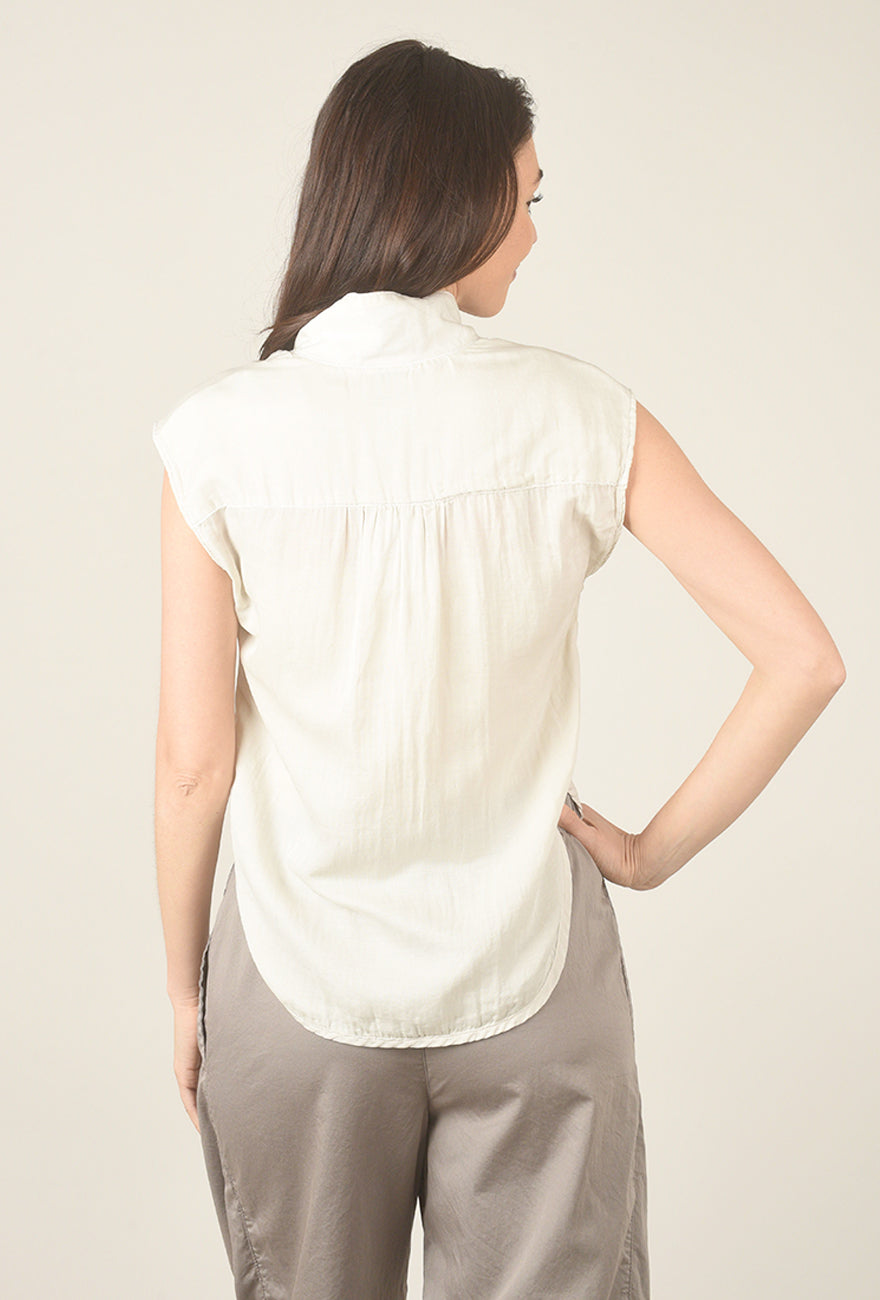 Foxes Blouse, Oyster