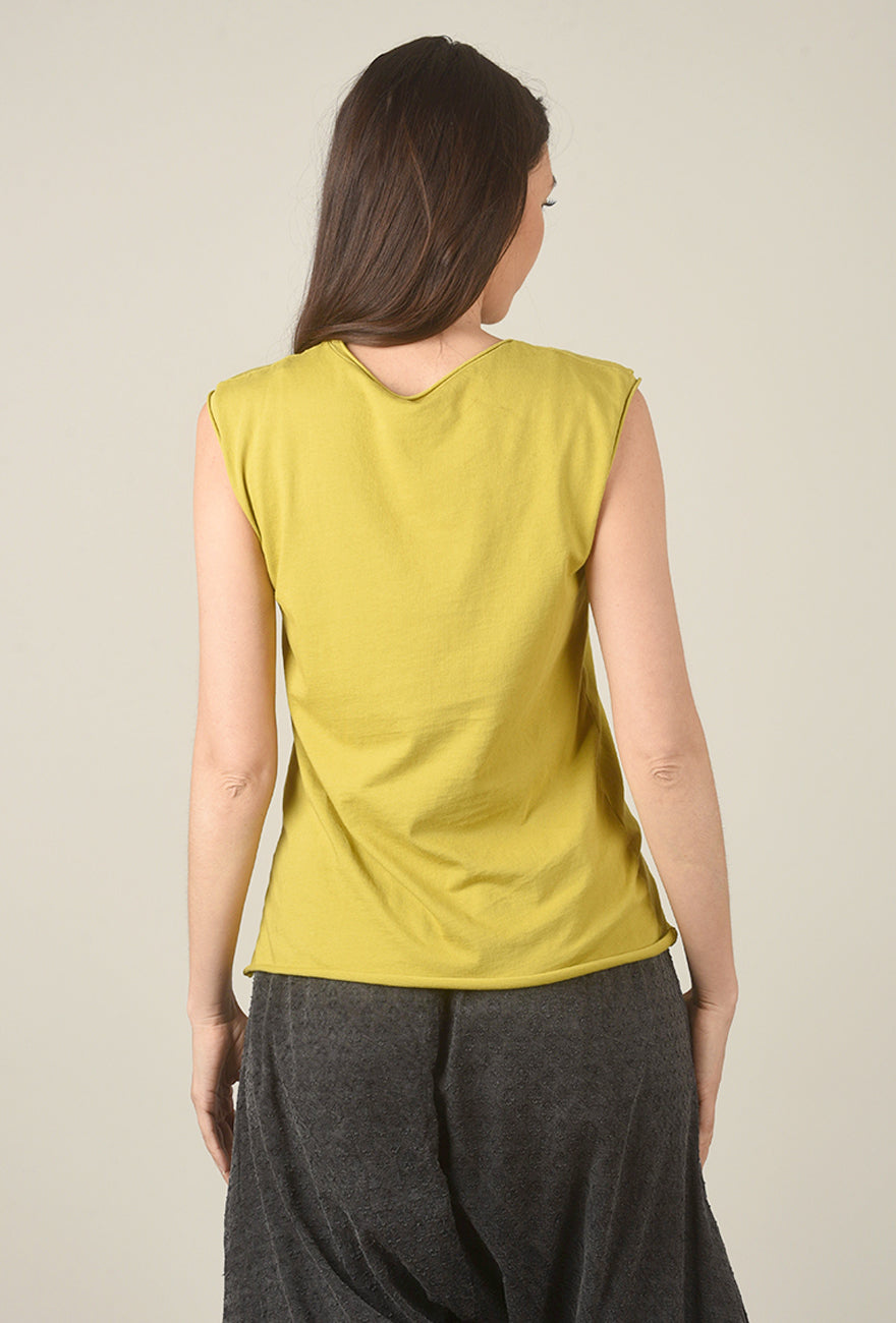 Barre Tee, Green Tea Angle 3