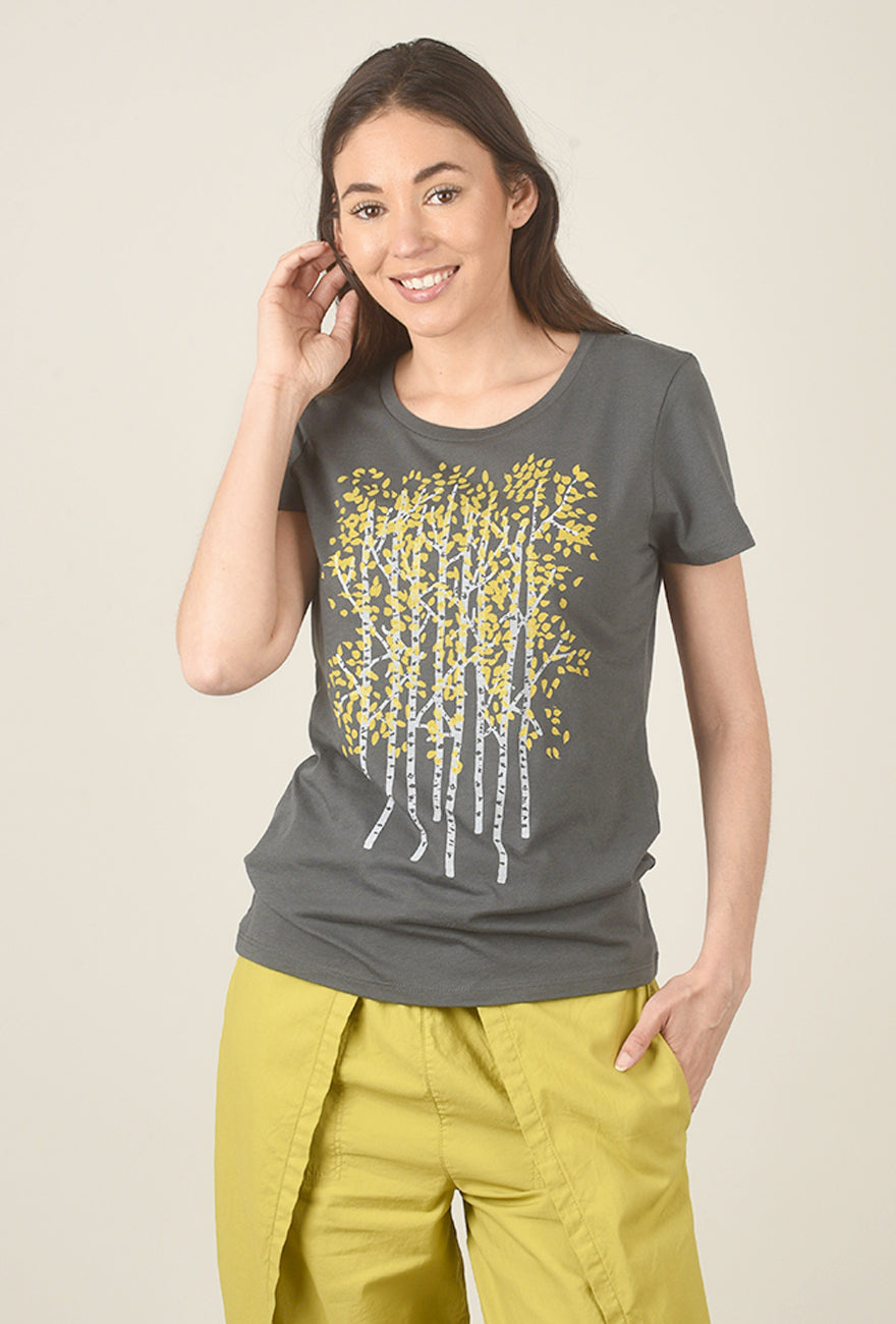 Bryce Canyon Aspen Tee, Asphalt Gray