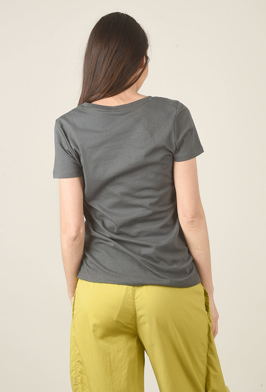 Bryce Canyon Aspen Tee, Asphalt Gray Angle 3