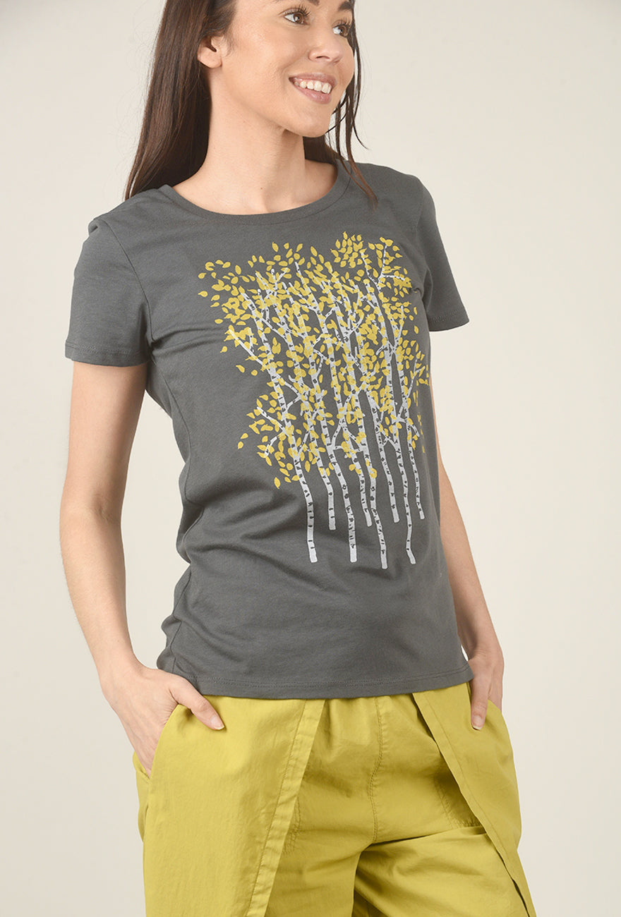 Bryce Canyon Aspen Tee, Asphalt Gray