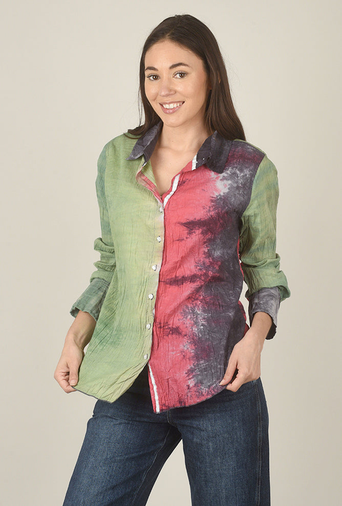 Tulip Gretchen Shirt, Sage/Green 