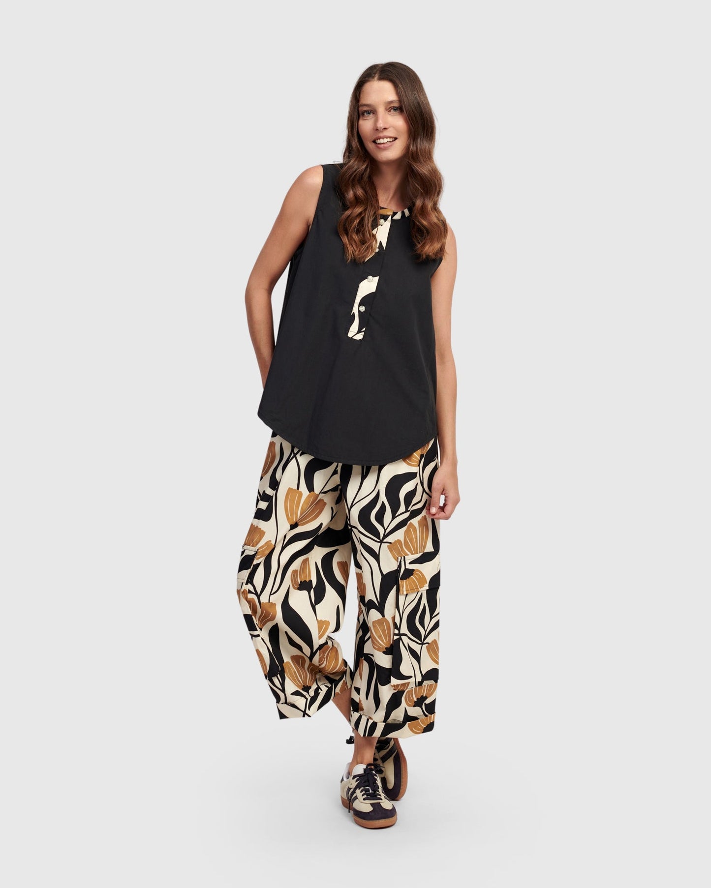 Alembika Annaleise Sleeveless Top, Tulips 