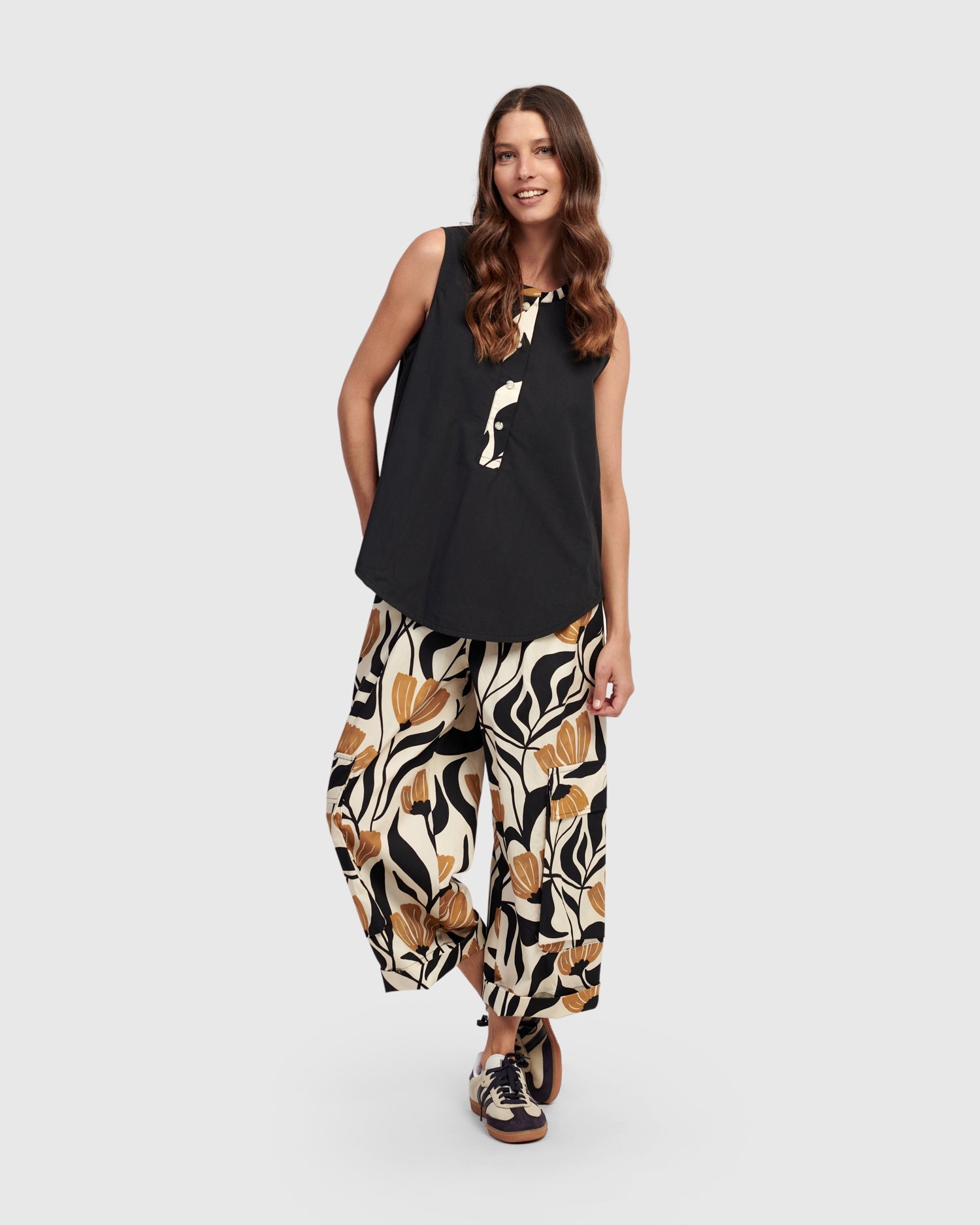 Alembika Annaleise Sleeveless Top, Tulips 