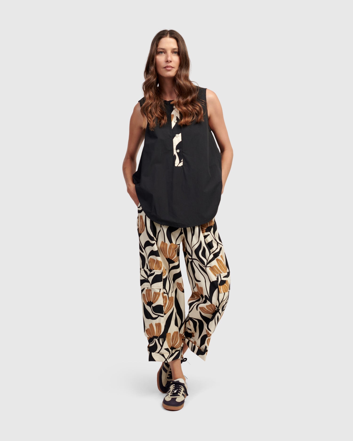 Alembika Annaleise Sleeveless Top, Tulips 