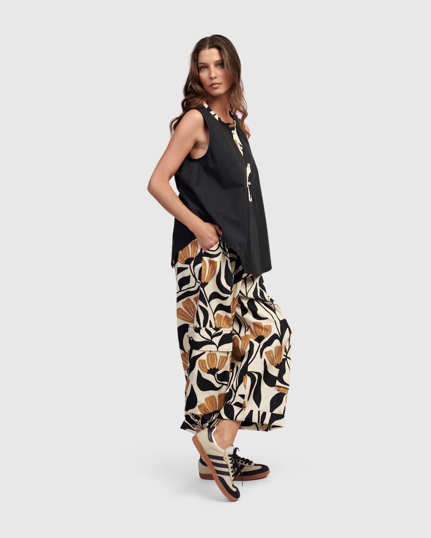 Alembika Annaleise Sleeveless Top, Tulips 