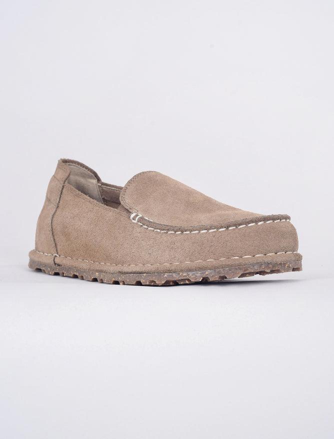 Birkenstock Utti Suede Slipper, Gray Taupe 