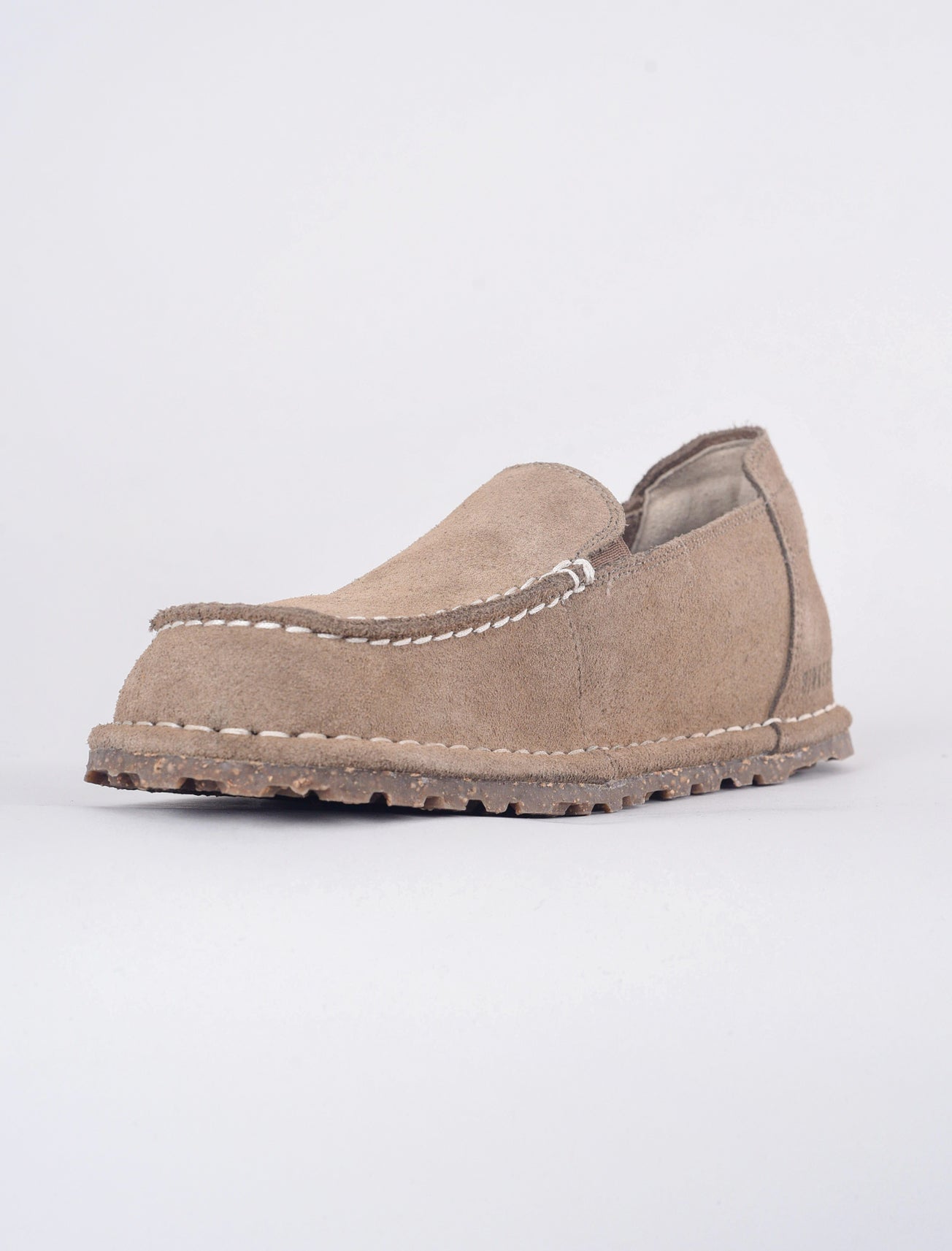 Birkenstock Utti Suede Slipper, Gray Taupe 