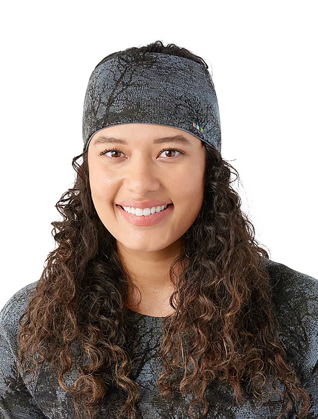 Smartwool Thermal Reversible Headband, Black Forest One Size 