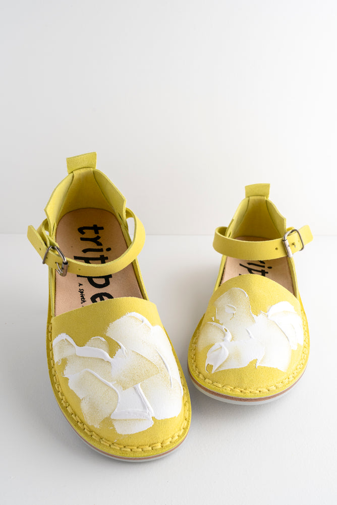 Trippen Union Mary Jane, Lime 